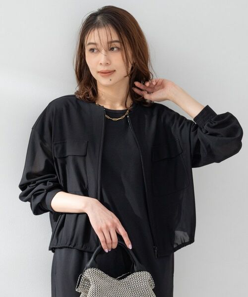 UNTITLED / アンタイトル レザーブルゾン・ジャケット | シアーブルゾン | 詳細2