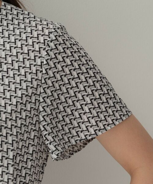 UNTITLED / アンタイトル ロング・マキシ丈ワンピース | ジオメプリントワンピース | 詳細12