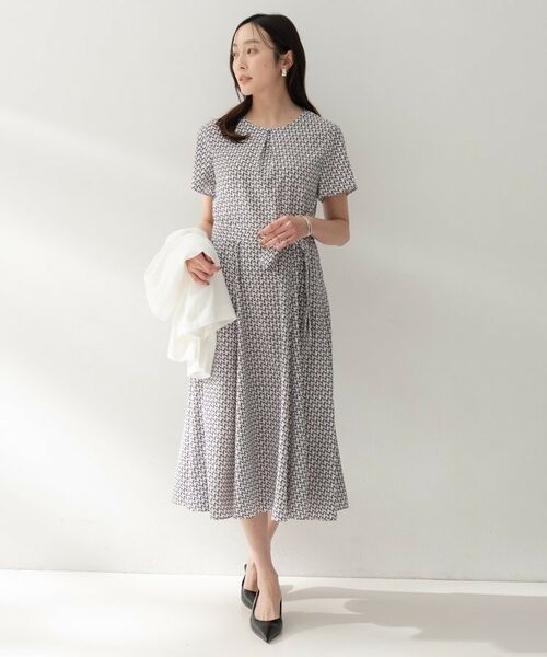 UNTITLED / アンタイトル ロング・マキシ丈ワンピース | ジオメプリントワンピース | 詳細3