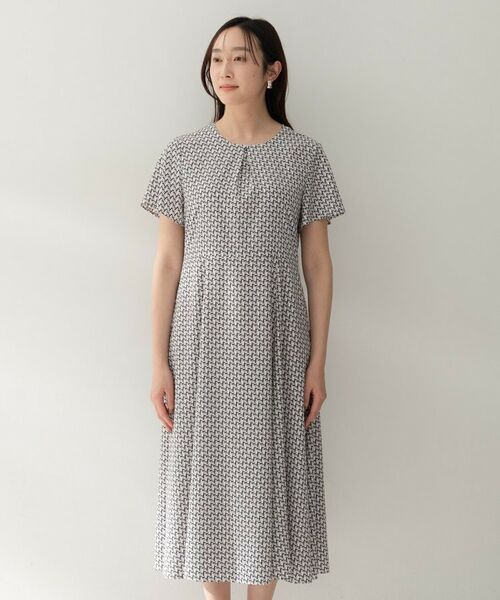 UNTITLED / アンタイトル ロング・マキシ丈ワンピース | ジオメプリントワンピース | 詳細9