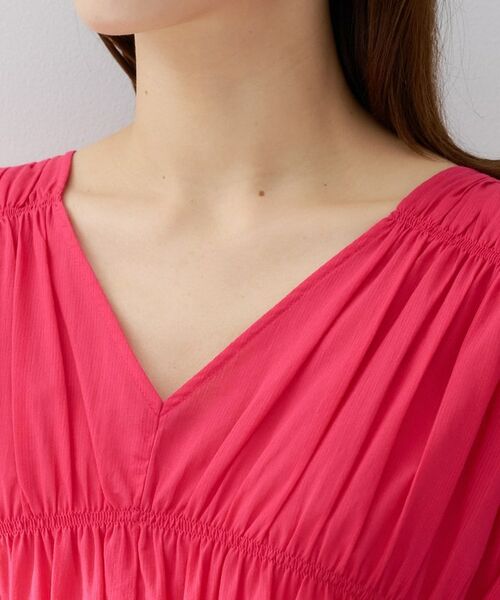 UNTITLED / アンタイトル ロング・マキシ丈ワンピース | シャーリングロングワンピース | 詳細13