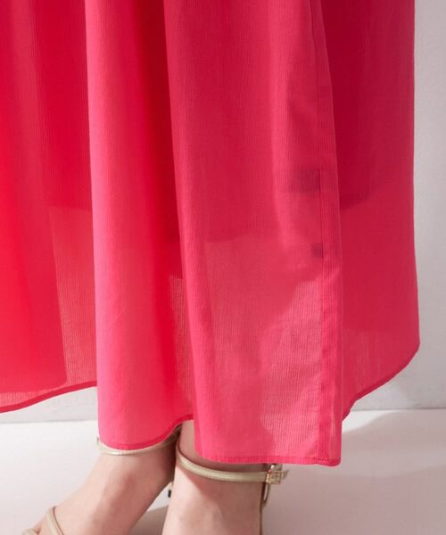 UNTITLED / アンタイトル ロング・マキシ丈ワンピース | シャーリングロングワンピース | 詳細15