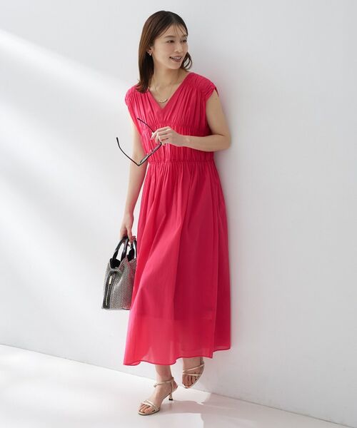 UNTITLED / アンタイトル ロング・マキシ丈ワンピース | シャーリングロングワンピース | 詳細6