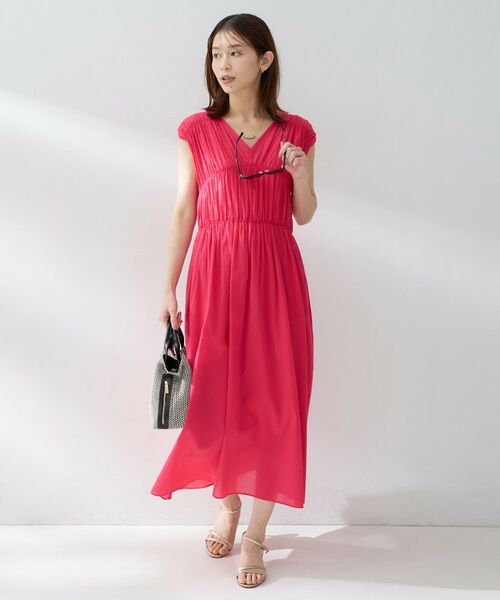 UNTITLED / アンタイトル ロング・マキシ丈ワンピース | シャーリングロングワンピース | 詳細7