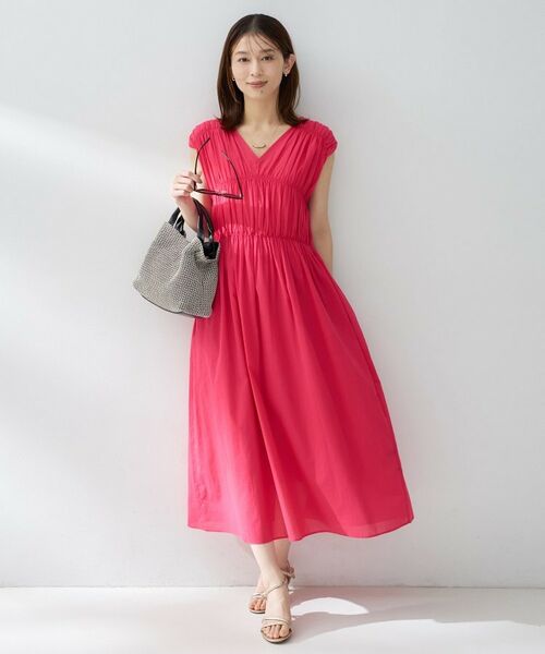 UNTITLED / アンタイトル ロング・マキシ丈ワンピース | シャーリングロングワンピース | 詳細8