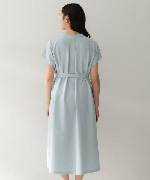 UNTITLED / アンタイトル ロング・マキシ丈ワンピース | スラブバンドカラーワンピース | 詳細29