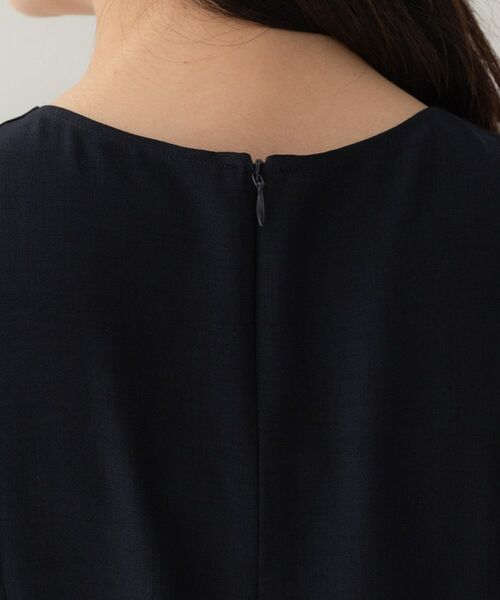 UNTITLED / アンタイトル ミニ丈・ひざ丈ワンピース | ドレープツイルワンピース | 詳細10