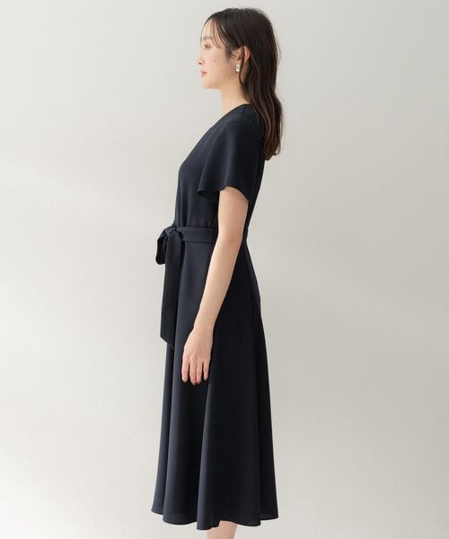 UNTITLED / アンタイトル ミニ丈・ひざ丈ワンピース | ドレープツイルワンピース | 詳細7