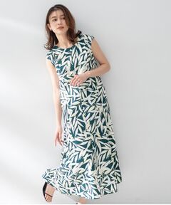 UNTITLED / アンタイトル ロング・マキシ丈ワンピース | ボタニカルリーフワンピース