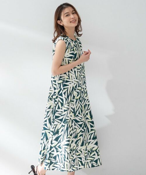 UNTITLED / アンタイトル ロング・マキシ丈ワンピース | ボタニカルリーフワンピース | 詳細2