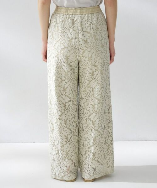 UNTITLED / アンタイトル パンツ | フラワーレースワイドパンツ | 詳細12