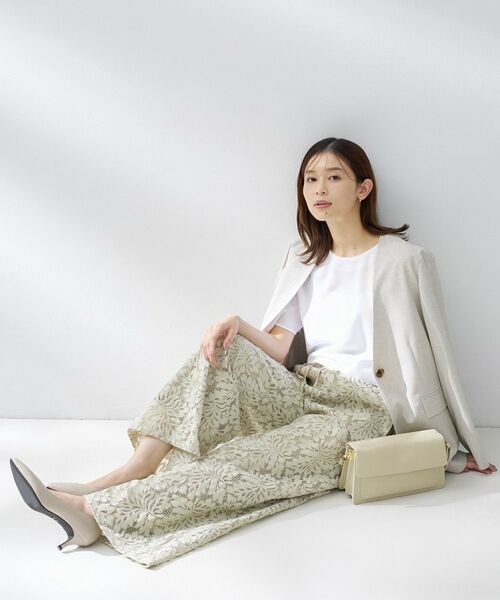 UNTITLED / アンタイトル パンツ | フラワーレースワイドパンツ | 詳細8