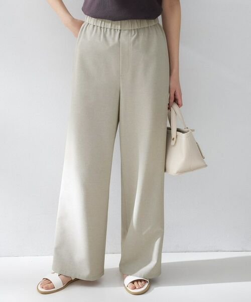 UNTITLED / アンタイトル パンツ | リラックスワイドパンツ（ライトグレー(011)）