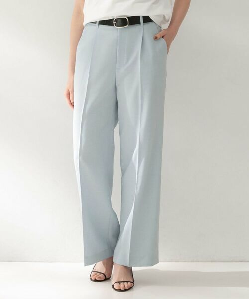 UNTITLED / アンタイトル パンツ | スラブワイドパンツ（サックスブルー(090)）