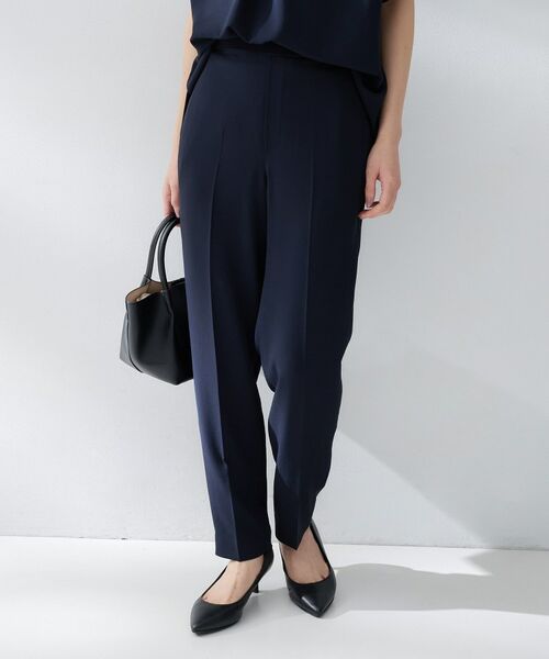 UNTITLED / アンタイトル パンツ | リラックステーパードパンツ（ネイビー(094)）