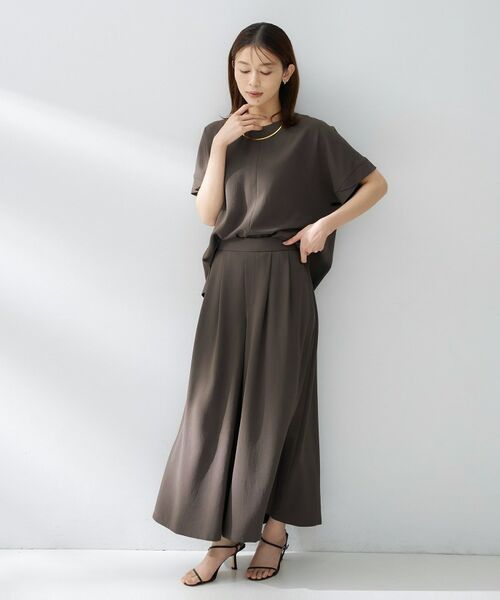 UNTITLED / アンタイトル ショート・ハーフ・半端丈パンツ | リラックスガウチョパンツ | 詳細10