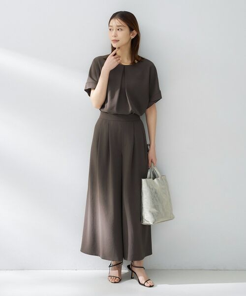 UNTITLED / アンタイトル ショート・ハーフ・半端丈パンツ | リラックスガウチョパンツ | 詳細7