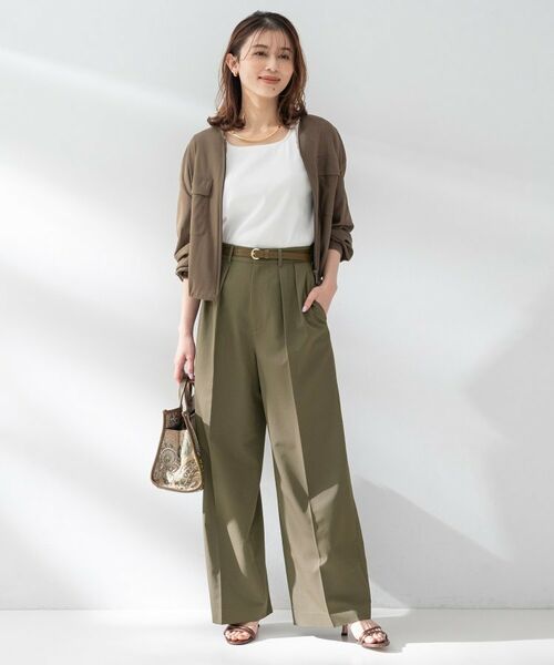 UNTITLED / アンタイトル パンツ | クリーンワイドパンツ | 詳細7