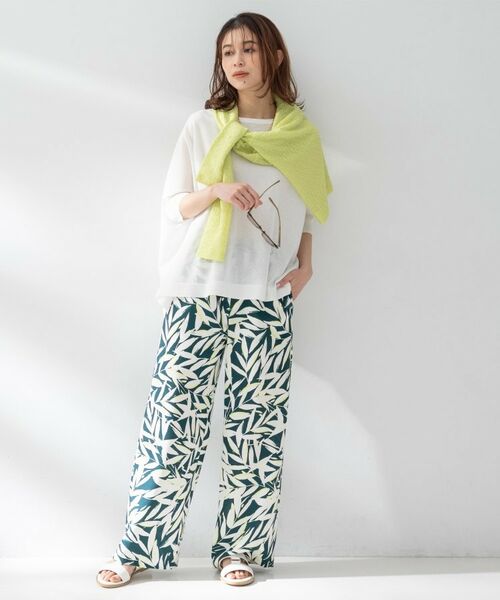 UNTITLED / アンタイトル パンツ | ボタニカルリーフパンツ | 詳細3
