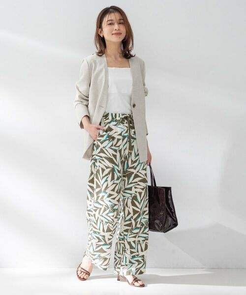 UNTITLED / アンタイトル パンツ | ボタニカルリーフパンツ | 詳細7