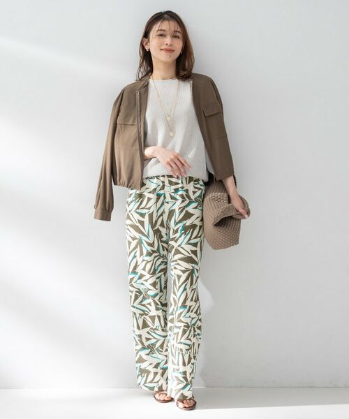 UNTITLED / アンタイトル パンツ | ボタニカルリーフパンツ | 詳細8