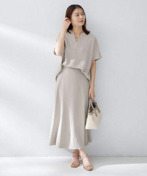 UNTITLED / アンタイトル ロング・マキシ丈スカート | リラックスフレアスカート | 詳細12