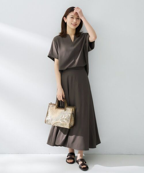 UNTITLED / アンタイトル ロング・マキシ丈スカート | リラックスフレアスカート | 詳細5