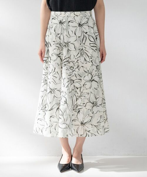 UNTITLED / アンタイトル スカート | フラワープリントスカート | 詳細10