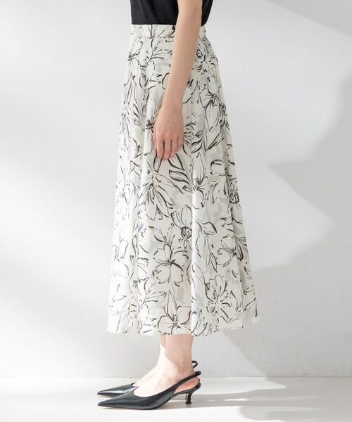 UNTITLED / アンタイトル スカート | フラワープリントスカート | 詳細11