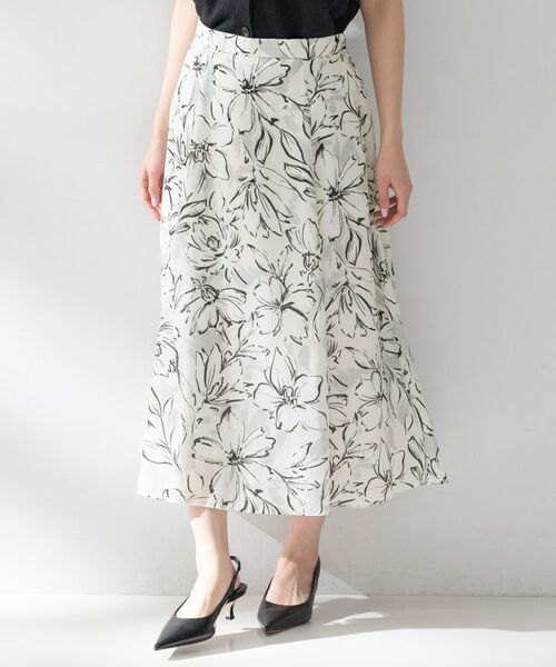 UNTITLED / アンタイトル スカート | フラワープリントスカート | 詳細6