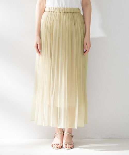 UNTITLED / アンタイトル スカート | エアリーシアープリーツスカート | 詳細10