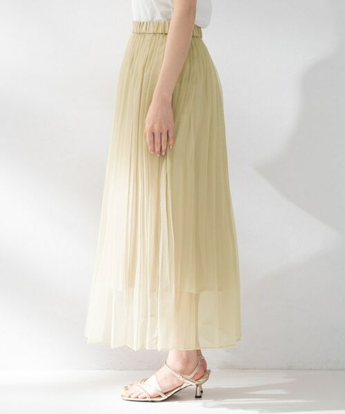 UNTITLED / アンタイトル スカート | エアリーシアープリーツスカート | 詳細11