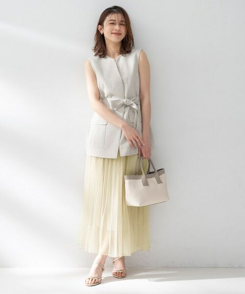 UNTITLED / アンタイトル スカート | エアリーシアープリーツスカート | 詳細7