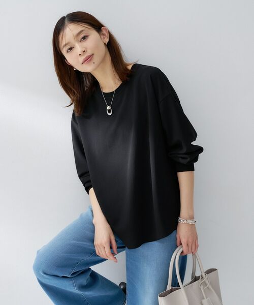 UNTITLED / アンタイトル シャツ・ブラウス | リッチジョーゼットブラウス（ブラック(019)）