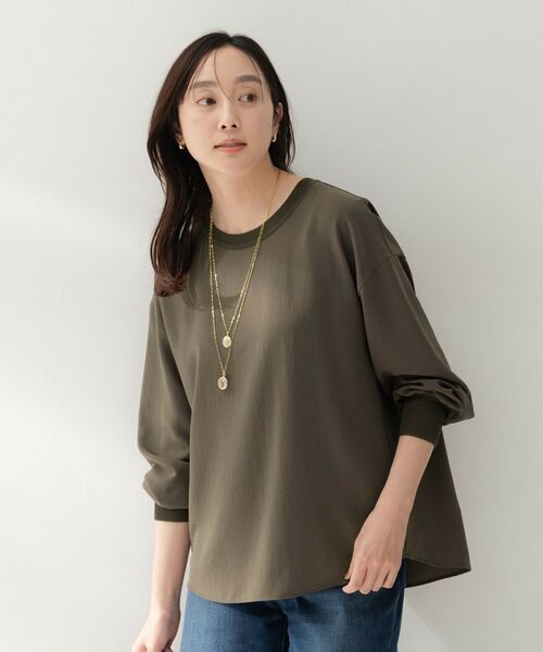 UNTITLED / アンタイトル シャツ・ブラウス | リッチジョーゼットブラウス（ブラウン(043)）