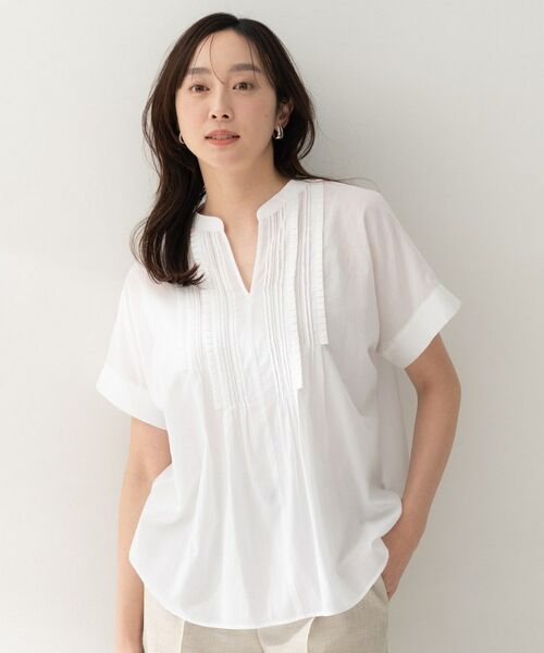UNTITLED / アンタイトル シャツ・ブラウス | モダンクラフトブラウス（ホワイト(001)）