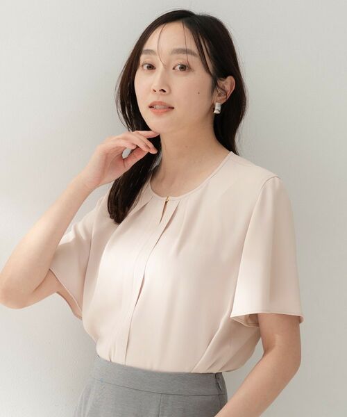 UNTITLED / アンタイトル シャツ・ブラウス | ジョーゼットミニマルブラウス | 詳細10