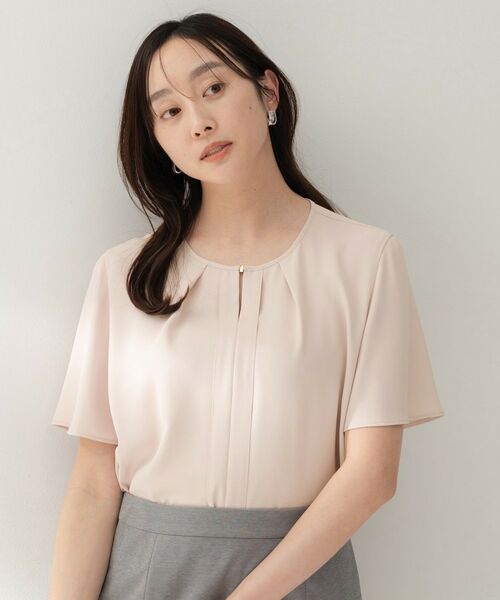 UNTITLED / アンタイトル シャツ・ブラウス | ジョーゼットミニマルブラウス | 詳細11