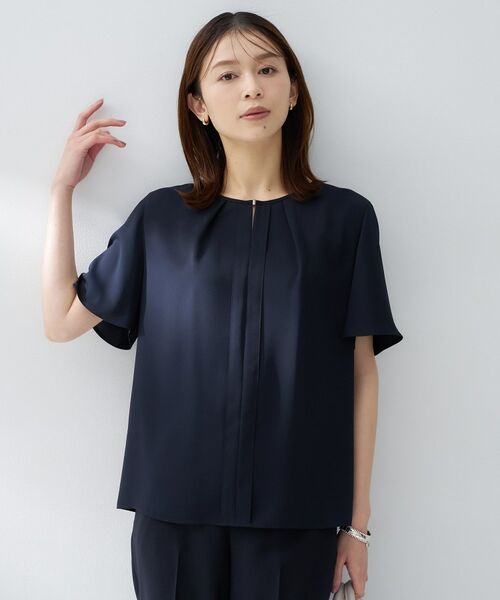 UNTITLED / アンタイトル シャツ・ブラウス | ジョーゼットミニマルブラウス | 詳細15