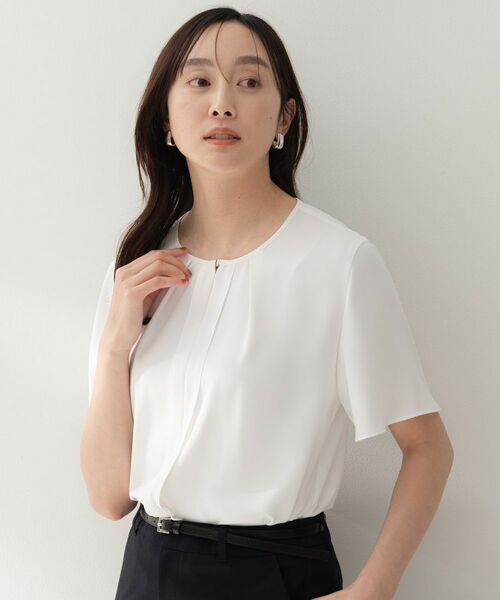 UNTITLED / アンタイトル シャツ・ブラウス | ジョーゼットミニマルブラウス | 詳細2