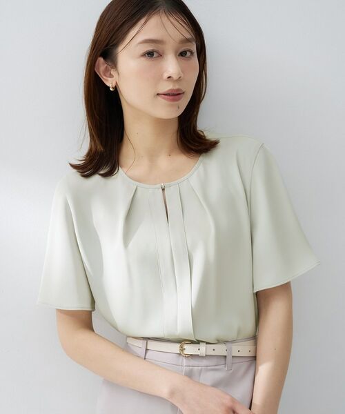 UNTITLED / アンタイトル シャツ・ブラウス | ジョーゼットミニマルブラウス | 詳細6