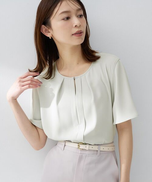 UNTITLED / アンタイトル シャツ・ブラウス | ジョーゼットミニマルブラウス | 詳細7