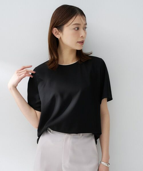 UNTITLED / アンタイトル シャツ・ブラウス | シルキータッチTブラウス | 詳細10
