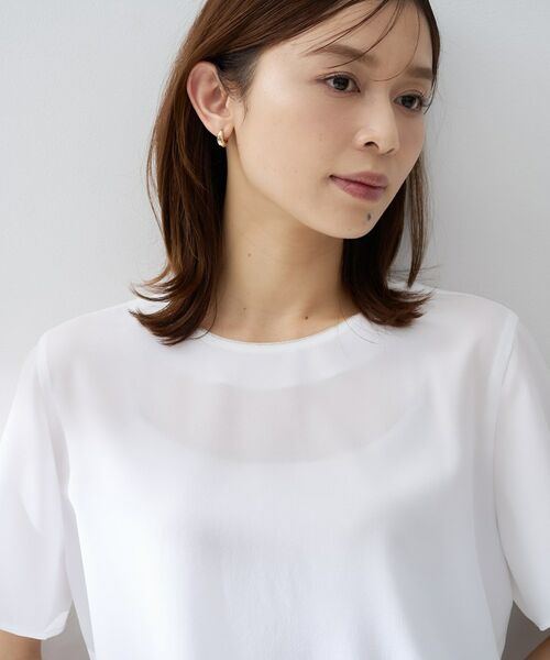 UNTITLED / アンタイトル シャツ・ブラウス | シルキータッチTブラウス | 詳細2