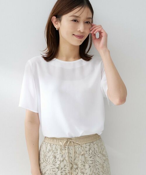 UNTITLED / アンタイトル シャツ・ブラウス | シルキータッチTブラウス | 詳細3