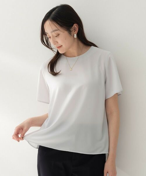 UNTITLED / アンタイトル シャツ・ブラウス | シルキータッチTブラウス | 詳細6