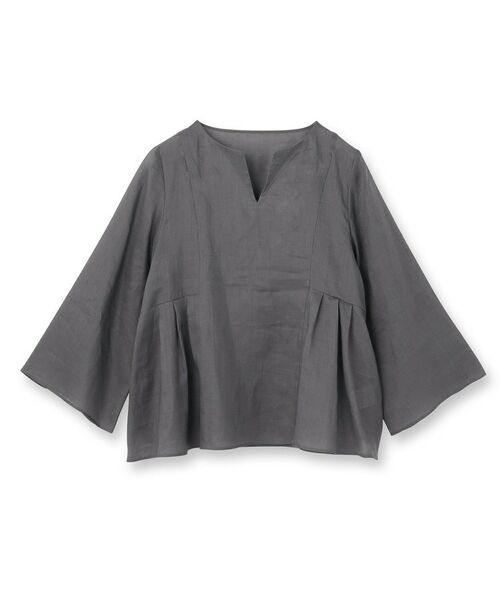 UNTITLED / アンタイトル シャツ・ブラウス | ドライタッチキーネックブラウス | 詳細1
