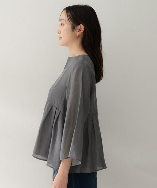 UNTITLED / アンタイトル シャツ・ブラウス | ドライタッチキーネックブラウス | 詳細15