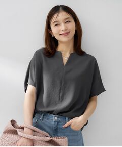 UNTITLED / アンタイトル シャツ・ブラウス | リラックスキーVネックブラウス