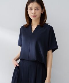 UNTITLED / アンタイトル シャツ・ブラウス | リラックスキーVネックブラウス